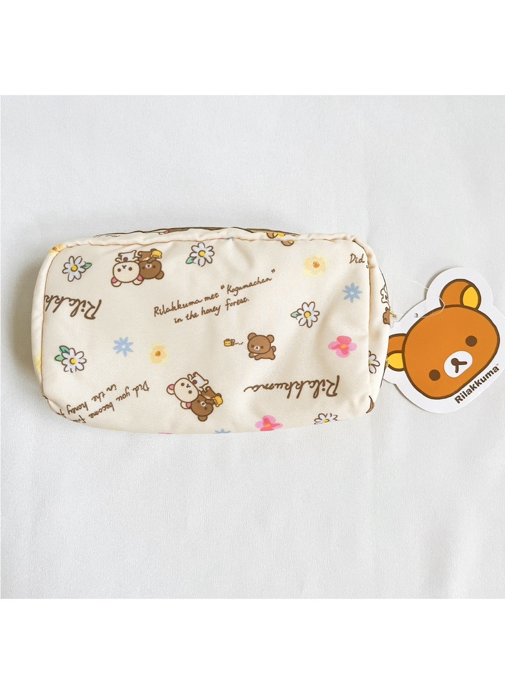 Brand New Rilakkuma OUT FOR A REST Series Makeup Cosmetic Pouch Bag